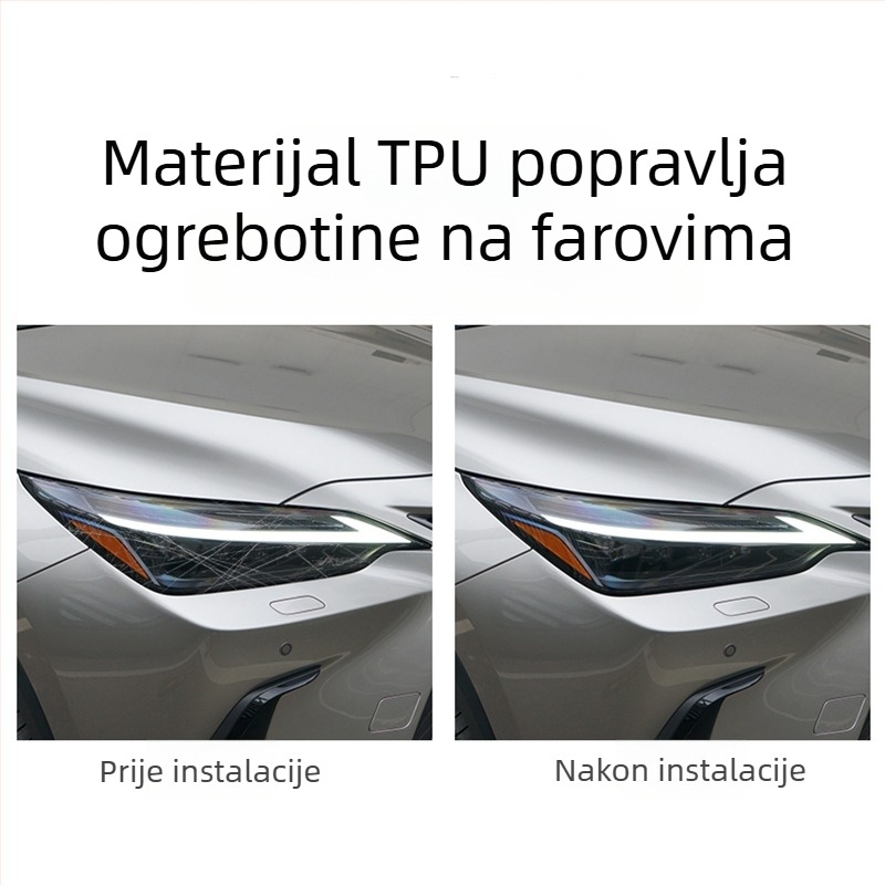Volvo XC60 PET zaštitni film za svjetla, ugradnja u središnju upravljačku jedinicu, univerzalna prilagodba, otpornost na visoke i niske temperature
