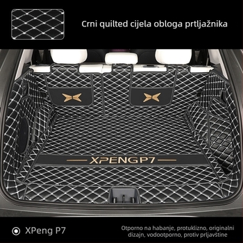 Kožna prostirka za prtljažnik za Xpeng P7, potpuno zaštita unutrašnjosti, auto dodatna oprema