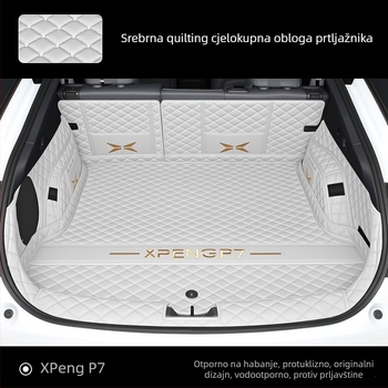Kožna prostirka za prtljažnik za Xpeng P7, potpuno zaštita unutrašnjosti, auto dodatna oprema