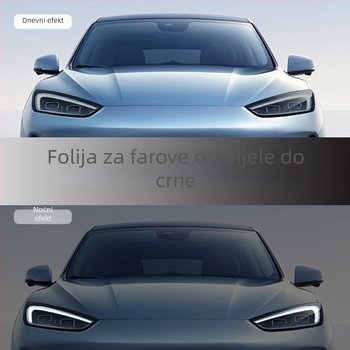 TPU zaštitna folija za Audi Q7 Sport Edition s promjenom boje pod svjetlom, bijelu na ljubičastu i bijelu na crnu