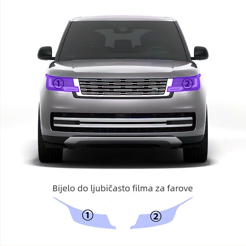 TPU film za svjetla s promjenom boje pod utjecajem svjetla, samoljepljiv, debljina 7.5 mil, komplet za cijeli automobil, marka XAP