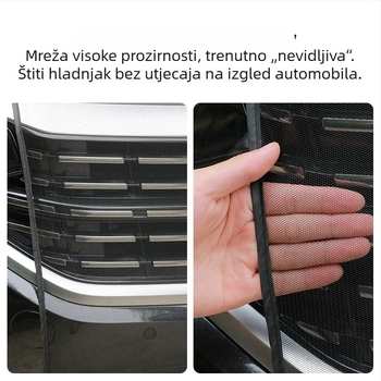 Mrežica za prednju rešetku automobila protiv insekata, prašine i peluda