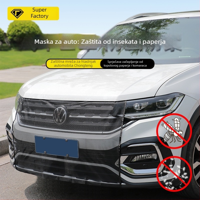 Mrežica za prednju rešetku automobila protiv insekata, prašine i peluda
