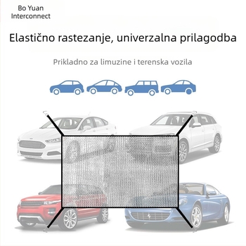 Zaštitna mreža rešetke automobila – elastična mreža za filtriranje prašine i kukaca, otvor 3 mm, promjer žice 0,1 mm, marka Hundred Trees