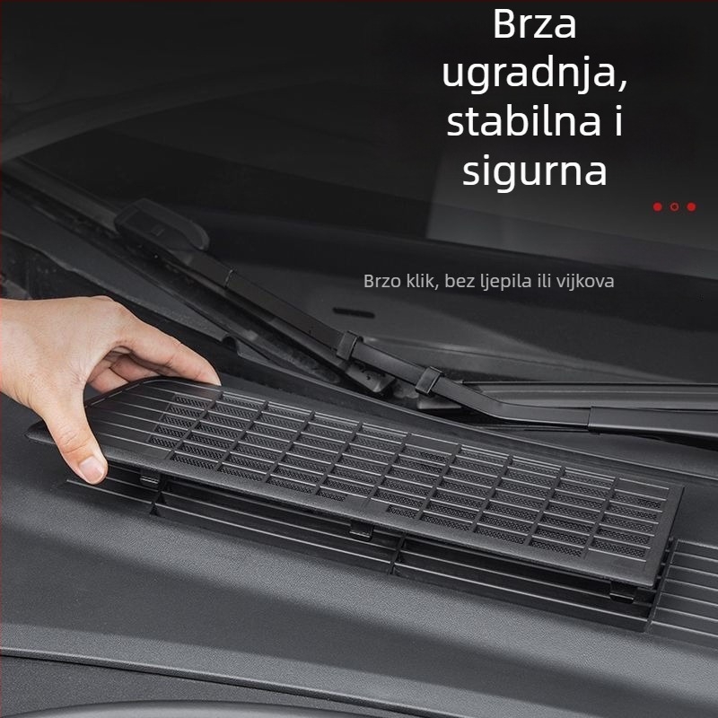 Zaštita ulaza zraka i mreža protiv insekata i prašine za Tesla Model Y / Model 3 (Nova verzija) • Materijal: ABS