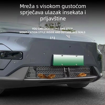 Dark Blue S05: dekorativna modifikacija spremnika vode s zaštitom od insekata za prednju i srednju mrežu