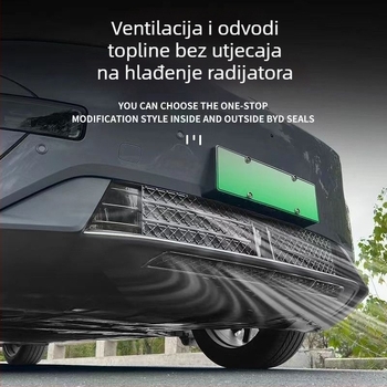 Dark Blue S05: dekorativna modifikacija spremnika vode s zaštitom od insekata za prednju i srednju mrežu