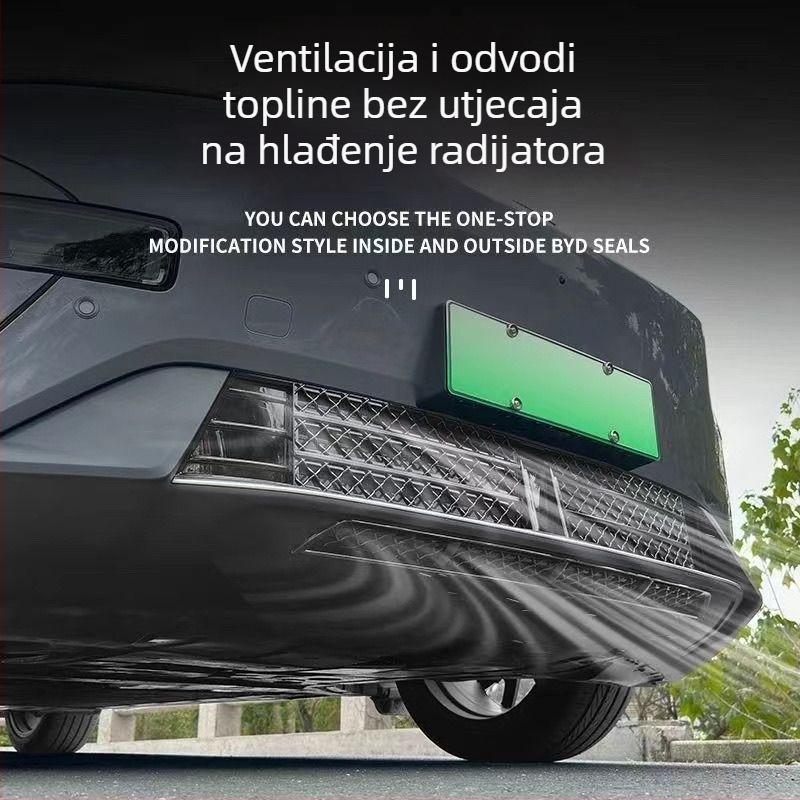 Dark Blue S05: dekorativna modifikacija spremnika vode s zaštitom od insekata za prednju i srednju mrežu