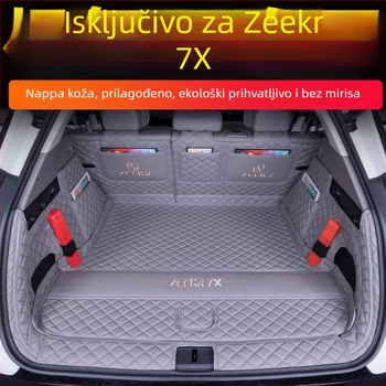 Zadnji tepih prtljažnika za Jike 7X — koža, potpuno pokriće