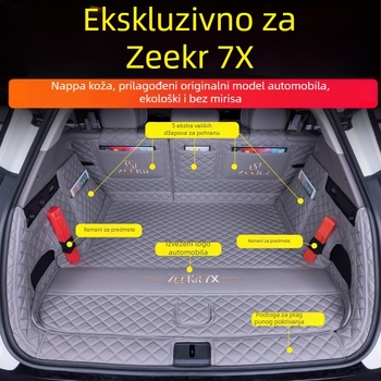 Zadnji tepih prtljažnika za Jike 7X — koža, potpuno pokriće
