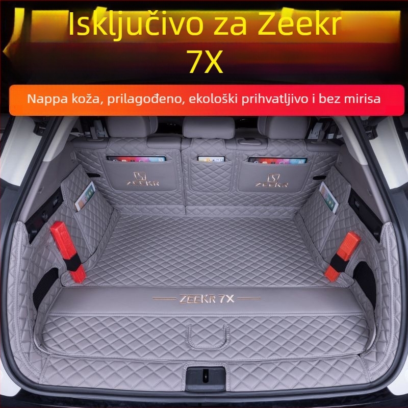 Zadnji tepih prtljažnika za Jike 7X — koža, potpuno pokriće