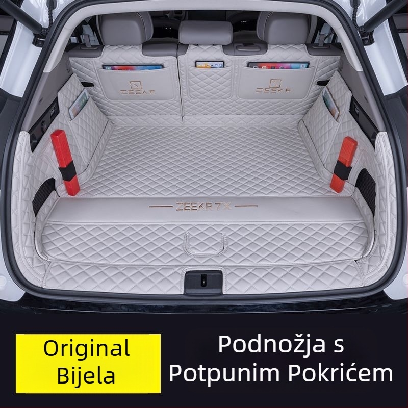 Zadnji tepih prtljažnika za Jike 7X — koža, potpuno pokriće