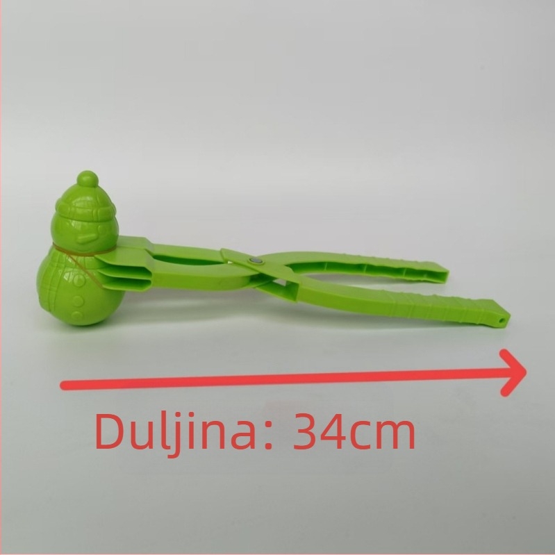 Klip za snježne kuglice – PP plast, igračka za snježne igre, uzrast 7–14 godina