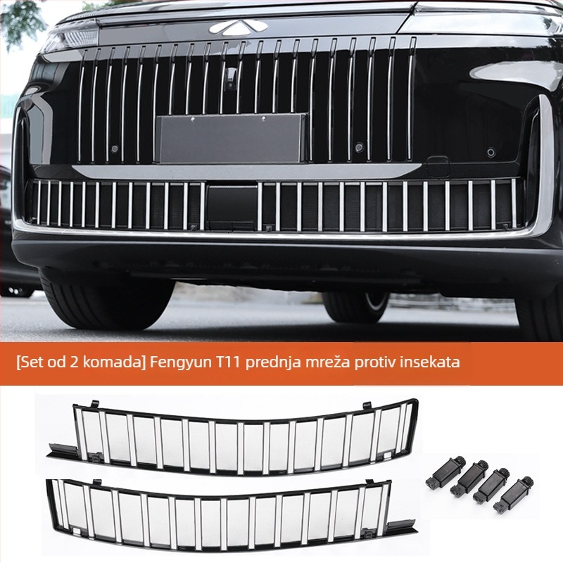 Chery Fengyun T11 Prednja mreža protiv insekata, Donja mreža, Mreža hladnjaka vodnog spremnika, Dekorativni zaštitni dodatak protiv prašine