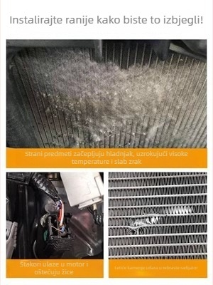 Mreža protiv insekata za vodeni spremnik, nehrđajući čelik, pokrov protiv prašine, ugrađena anti-catkin mreža, nevidljiv dizajn
