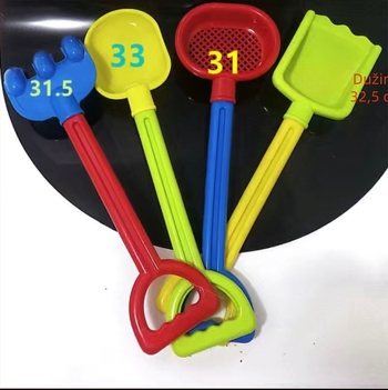 Plastična lopatica za plažu za djecu, Haocheng toys, za kopanje po pijesku, uzrast 4-6 godina
