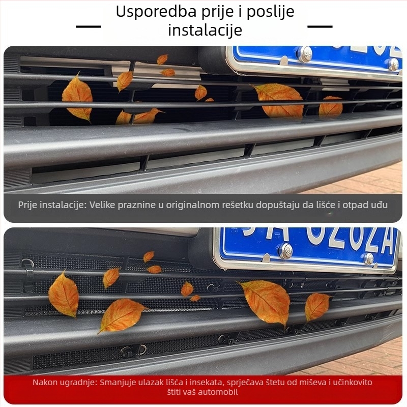 Mreža za zaštitu od insekata za Haval M6/M6 Plus (2019–2021) — dodatak za zaštitu vodnoga spremnika, materijal King Kong, otvor 0.2 mm, promjer žice 0.5 mm, brend Jiamai