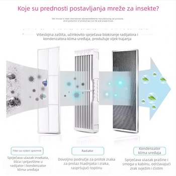 Zaštitna mreža protiv insekata za hladnjak i prednju rešetku Chery Tiggo 9 — Brend: Chery