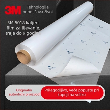 3M PVC vanjske naljepnice za automobil, stil 5018, montaža ljepilom