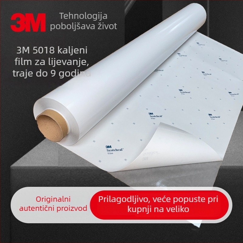 3M PVC vanjske naljepnice za automobil, stil 5018, montaža ljepilom
