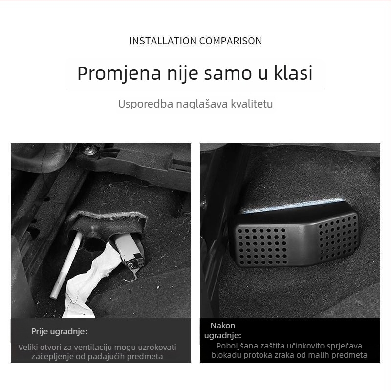 Zaštitna mreža ventilacije ispod sjedala Honda Elysion/Odyssey, dekorativni auto dio, zaštita od insekata i prašine