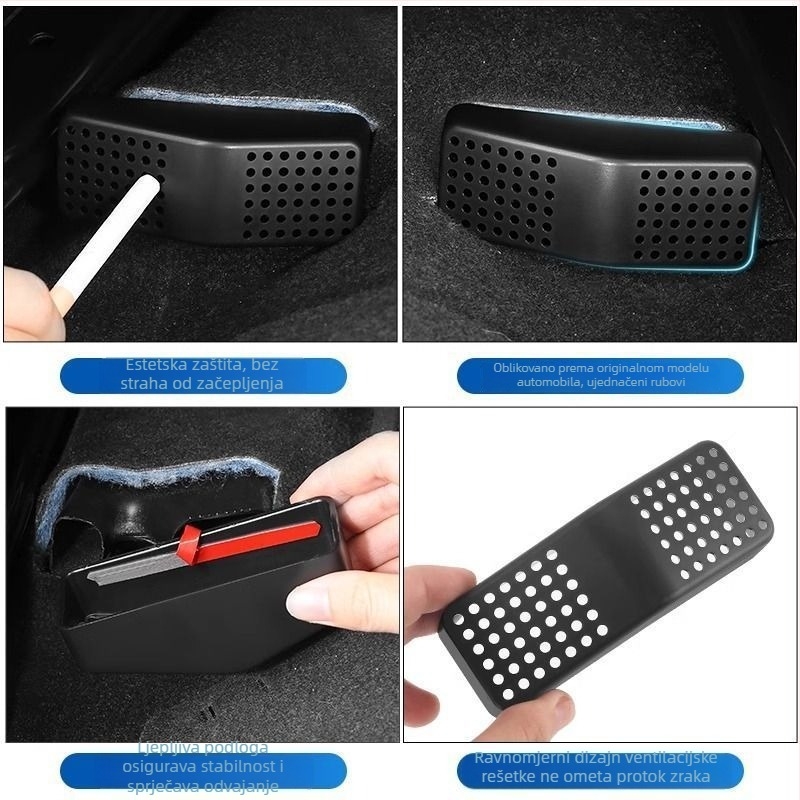 Zaštitna mreža ventilacije ispod sjedala Honda Elysion/Odyssey, dekorativni auto dio, zaštita od insekata i prašine