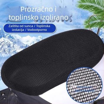 Navlaka za sjedalo za električna vozila i motocikle | Pengyi | Univerzalno za četiri sezone | Materijal: Drugo; Punilo: Drugo; Model: Motorcycle Breathable Seat Cover (10)