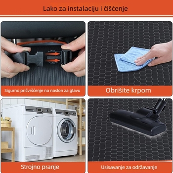 Sjedalna podloga za automobil za pse – platno, marka zy