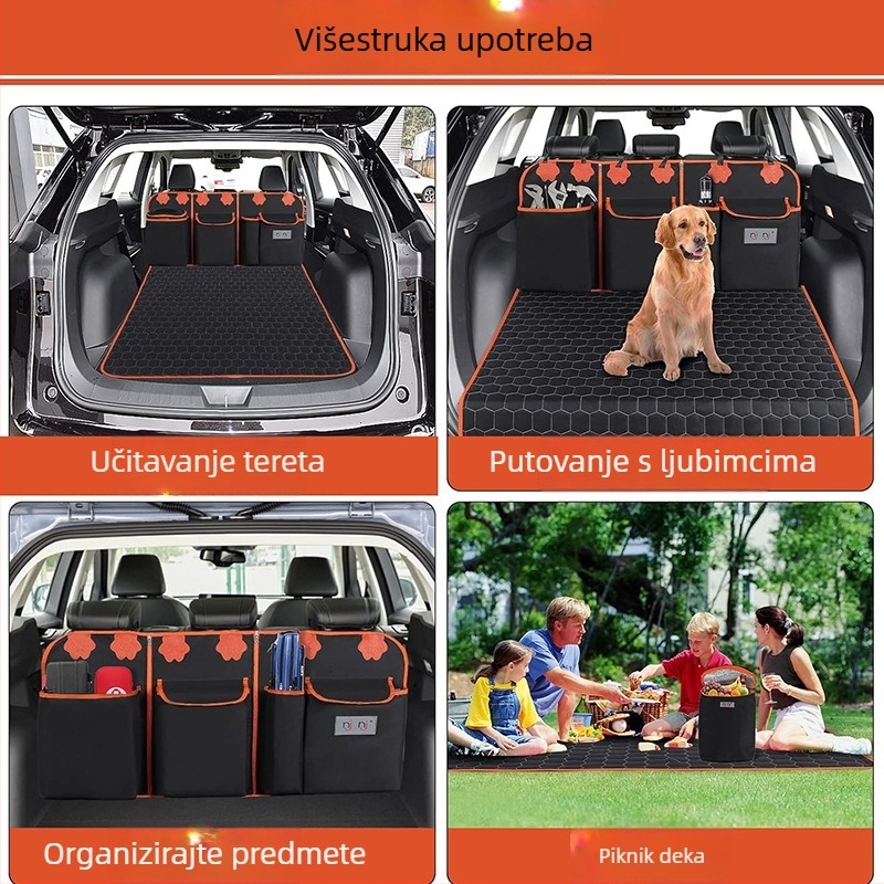 Sjedalna podloga za automobil za pse – platno, marka zy