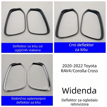 Zaštita kišnog ogledala za RAV4 (20-22) – Quick yiding, ABS, samoljepljiva