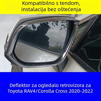 Zaštita kišnog ogledala za RAV4 (20-22) – Quick yiding, ABS, samoljepljiva
