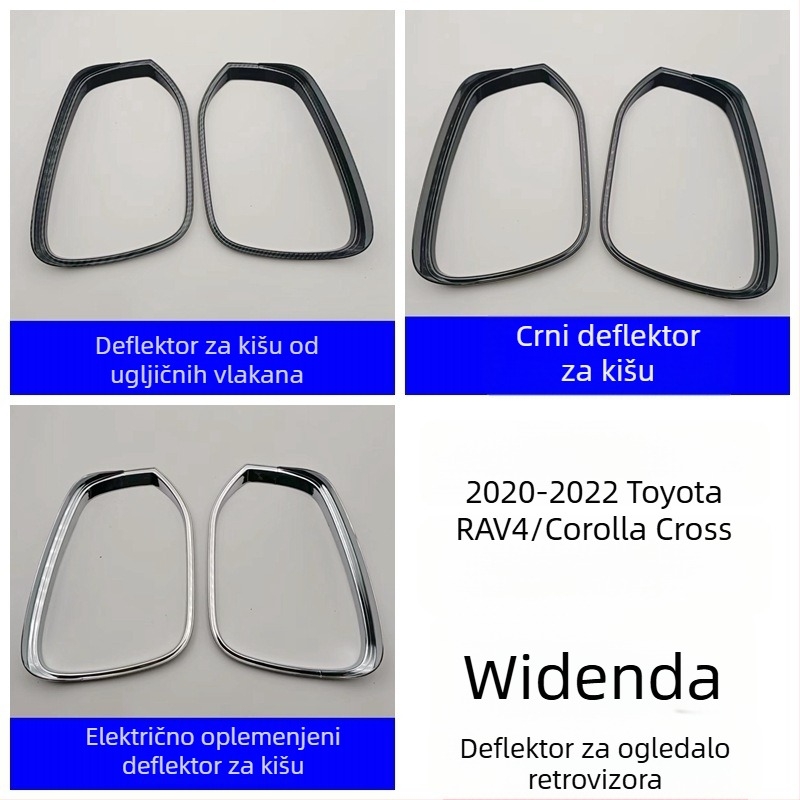 Zaštita kišnog ogledala za RAV4 (20-22) – Quick yiding, ABS, samoljepljiva