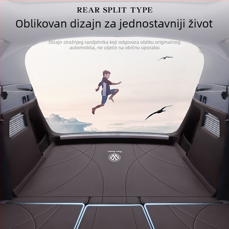 Kožna prostirka za prtljažnik – Flying Profit, prvoklasna kvaliteta, za Tiguan L, Lavida, Sagitar, Bora, Touran, ID.3, Passat, Magotan