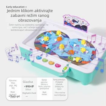 Interaktivna dječja vodena igračka, plastična konstrukcija, električno napajanje, za uzrast 0-3 godine, porijeklo Shantou