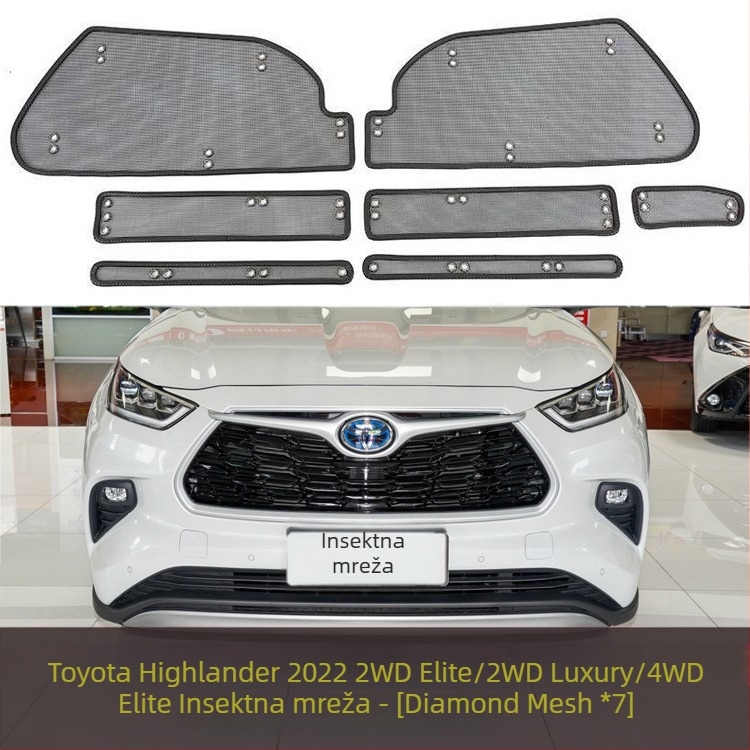 Jiamai King Kong mreža protiv insekata za zaštitu vodnog spremnika Toyota Highlander 2022 (trajnost 100000)