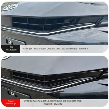 Mreža protiv insekata za prednju rešetku Toyota Camry 9. generacije (modeli 24–26) — ABS, crna, brend Hanbang Jiechen