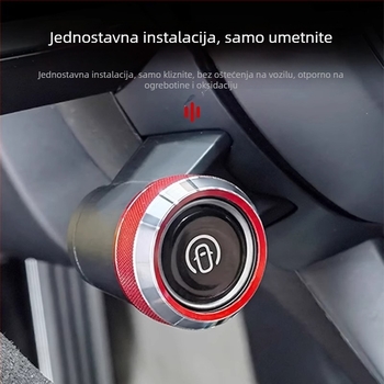 Kružni prsten za gumb volana, aluminij, model 255, Love car, za Xiaomi SU7