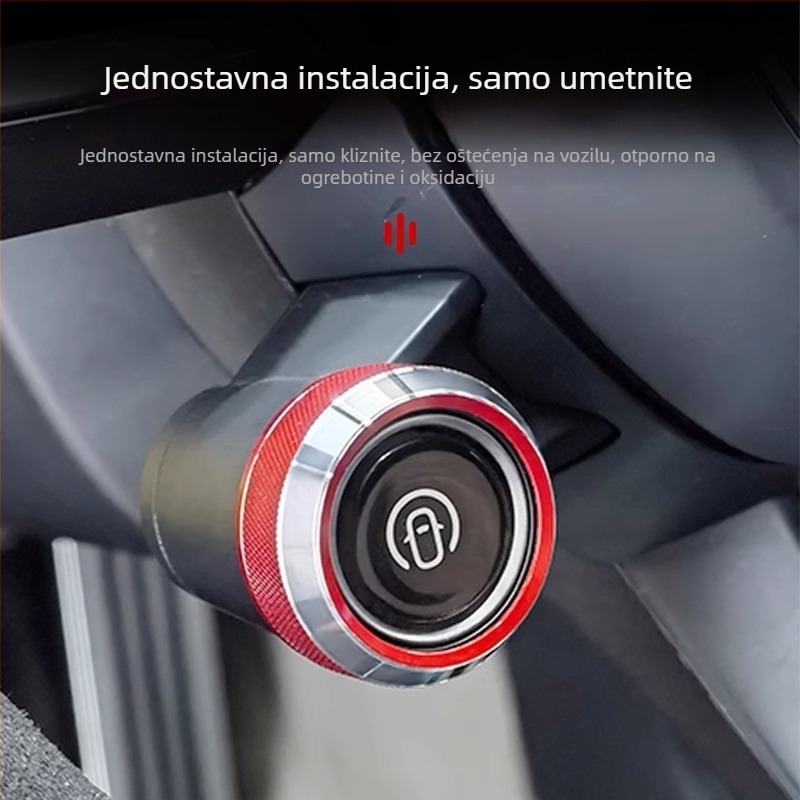 Kružni prsten za gumb volana, aluminij, model 255, Love car, za Xiaomi SU7