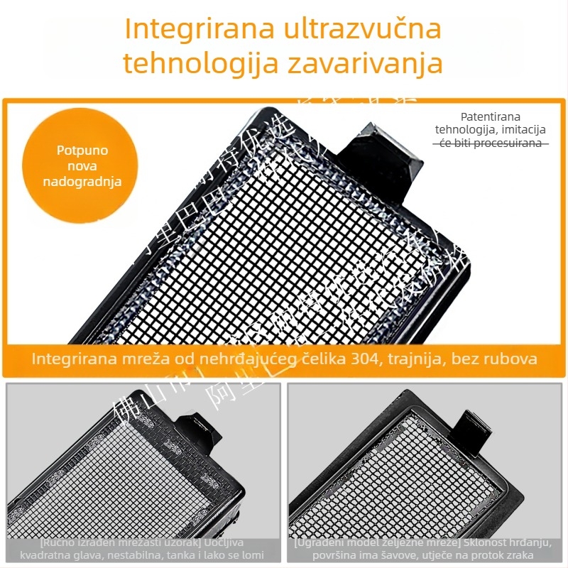 Denza N8L DM Integrirana prednja rešetka s mrežom protiv insekata – dekorativni dodatak; Materijal: ABS; Otvor: Standardni; Promjer žice: Standardni; Životni vijek: Normalan