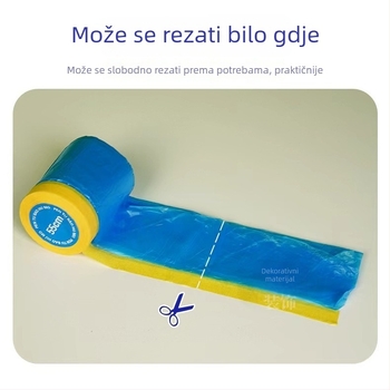 Maskirajuća folija za auto lakiranje | Materijal: PE + japanski papir; Visoka toplinska otpornost; Zaštita od prašine; Jamstvo 3 godine