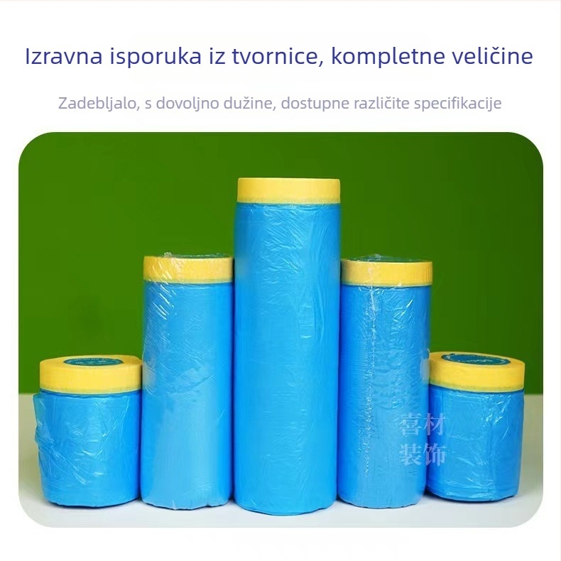 Maskirajuća folija za auto lakiranje | Materijal: PE + japanski papir; Visoka toplinska otpornost; Zaštita od prašine; Jamstvo 3 godine