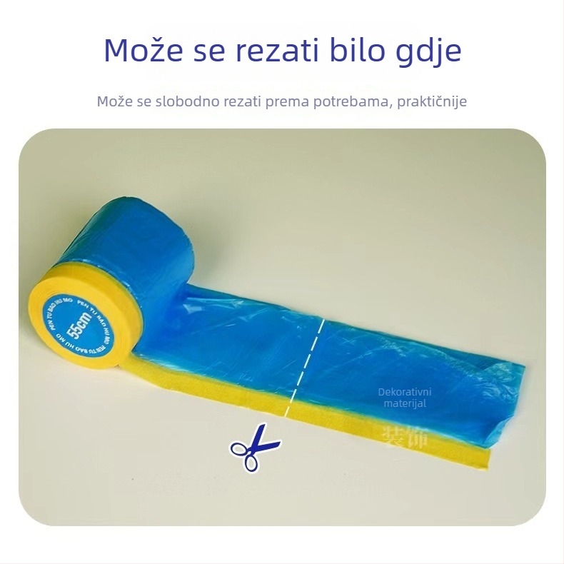 Maskirajuća folija za auto lakiranje | Materijal: PE + japanski papir; Visoka toplinska otpornost; Zaštita od prašine; Jamstvo 3 godine