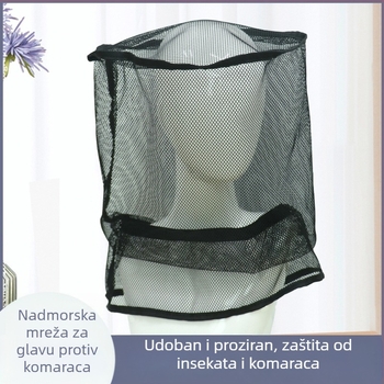 Kai Xiu Glava mreža protiv komaraca za spavanje i vožnju biciklom — prozračna mreža, bez ugradnje, univerzalna primjena