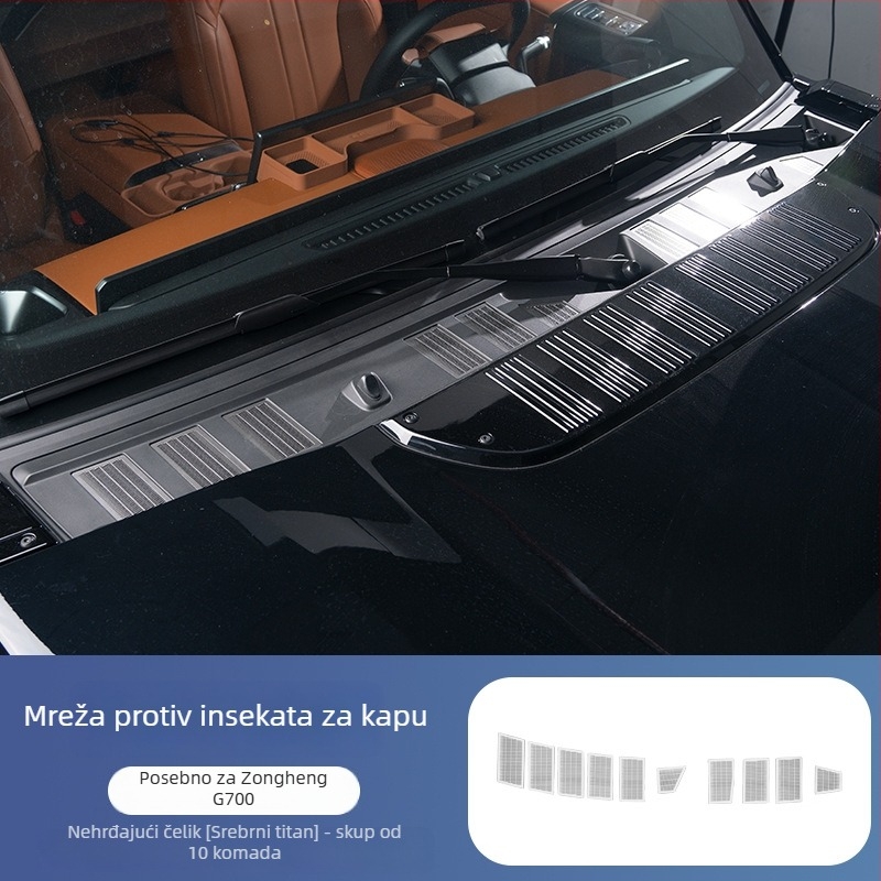 Mrežica protiv insekata za kapu Jietu Zhongheng G700 – Materijal: nehrđajući čelik; Marka: Yulang; Kompatibilnost: Jietu Zhongheng G700