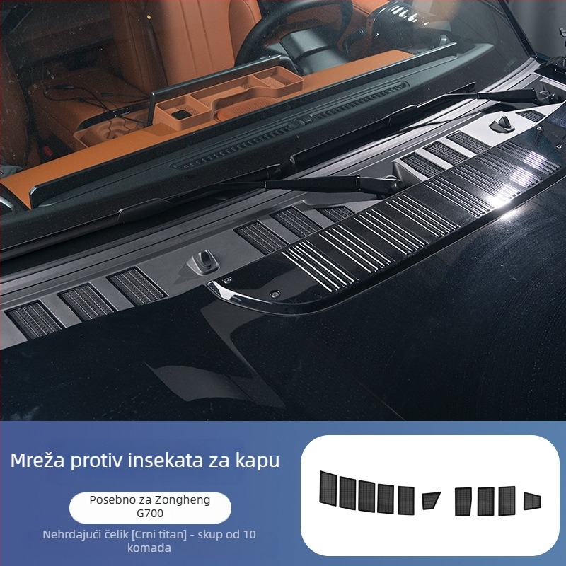 Mrežica protiv insekata za kapu Jietu Zhongheng G700 – Materijal: nehrđajući čelik; Marka: Yulang; Kompatibilnost: Jietu Zhongheng G700