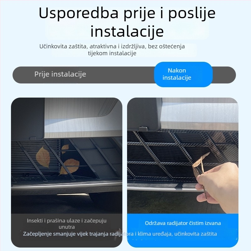 Mreža protiv insekata i zaštitna mreža spremnika vode za Wenjie 26 M7 Extended Range, ABS okvir + nehrđajući čelična mreža, montaža kopčama