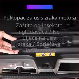 Plastična mreža protiv insekata za poklopac ulaza zraka motora Mercedes-Benz – kompatibilno s modelima 23–24 GLC260 / E300 / C-Class, sklop modifikacije