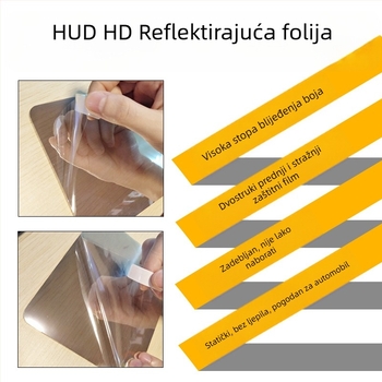 Reflektirajući film za automobil HUD i projekciju navigacije putem mobitela — HD zaštitni film bez artefakata