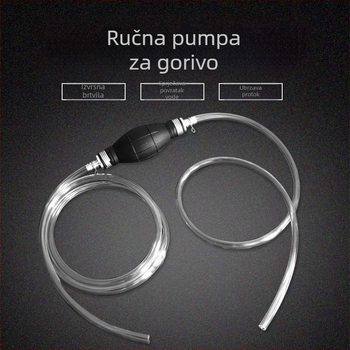 Ručna cijev za usisavanje ulja za vozilo – PVC materijal, Polyhedron marka, bez prilagođavanja, licencirana privatna etiketa