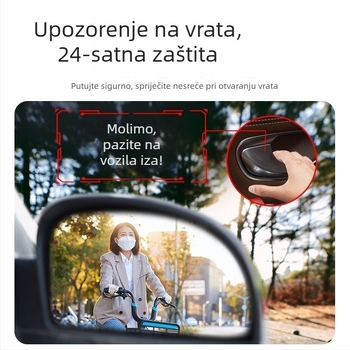 Senzor glasovnog upozorenja pri otvaranju vrata automobila s upozorenjem na vozila iza vas